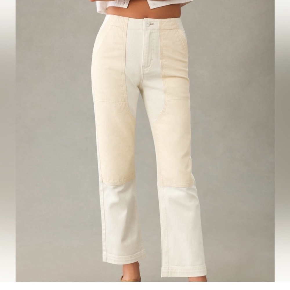 Anthropologie White Jeans